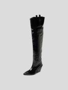 Iro Cowboy-Boots mit hohem Schaft in Black, Größe 38