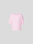 Juvia T-Shirt mit U-Boot-Ausschnitt in Rosa, Größe XS