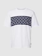 Michael Kors T-Shirt mit Blockstreifen Modell 'EMPIRE STRIPE' in Weiss...