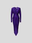 Alexandre Vauthier Abendkleid mit tiefem Gehschlitz in Violett, Größe ...