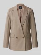 Mango Blazer mit Reverskragen Modell 'CHARLOTE' in Taupe, Größe L