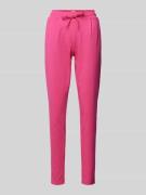 ICHI Skinny Fit Stoffhose mit elastischem Bund Modell 'KATE' in Pink, ...