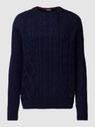 Scotch & Soda Strickpullover mit Label-Patch in Marine, Größe S