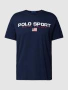 POLO SPORT T-Shirt mit Label-Print in Marine, Größe XL