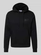 Jack & Jones Hoodie mit Label-Print Modell 'ECORP' in Black, Größe L