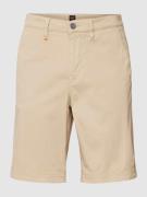 BOSS Orange Bermudas mit feinem Muster Modell 'Taber' in Beige, Größe ...