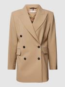 Tommy Hilfiger Blazer mit Reverskragen in Beige, Größe 38