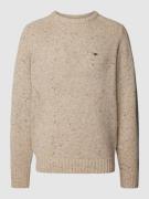 Fynch-Hatton Strickpullover in Melange-Optik Modell 'Donegal' in Offwh...