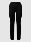 MAC Slim Fit Jeans mit Stretch-Anteil in Black, Größe 30/29