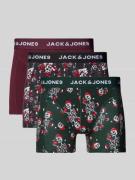 Jack & Jones Trunks mit elastischem Logo-Bund im 3er-Pack in Dunkelgru...