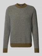 MAERZ Muenchen Strickpullover aus Schurwolle mit Rundhalsausschnitt in...