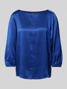 Marc Cain Regular Fit Bluse mit 3/4-Arm in Royal, Größe 34