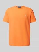 POLO RALPH LAUREN T-Shirt mit Label-Stitching in Orange, Größe L