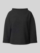 OPUS Pullover mit Strukturmuster Modell 'Gesche' in Black, Größe 36