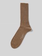 Falke Socken aus Schurwoll-Mix mit Label-Detail Modell 'Nelson' in San...