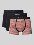 PAUL SMITH Trunks mit elastischem Logo-Bund im 3er-Pack in Black, Größ...