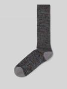 PAUL SMITH Socken mit Strukturmuster Modell 'HECTOR' in Mittelgrau, Gr...