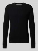 s.Oliver RED LABEL Regular Fit Pullover mit Strukturmuster in Black, G...