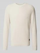 s.Oliver RED LABEL Regular Fit Pullover mit Strukturmuster in Offwhite...