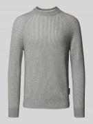 MARC O POLO Regular Fit Strickpullover aus Bio-Baumwolle-Schurwolle-Mi...