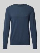 MARC O POLO Strickpullover aus softem Baumwoll-Schurwolle-Mix in Rauch...