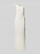 LAUREN DRESSES Abendkleid mit Raffungen Modell 'BELINA' in Offwhite, G...