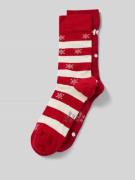 s.Oliver RED LABEL Socken aus Bio-Baumwoll-Mix mit weihnachtlichen Des...