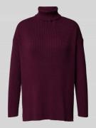 Soyaconcept Strickpullover mit Rollkragen Modell 'KANITA' in Bordeaux ...