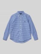 Polo Ralph Lauren Kids Freizeithemd mit Button-Down-Kragen in Bleu, Gr...