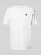 adidas Originals T-Shirt mit Logo-Stitching in Weiss, Größe L