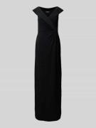 LAUREN DRESSES Abendkleid mit Knotendetail Modell 'LEONIDAS' in Black,...