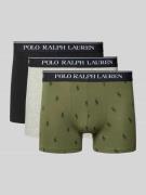 Polo Ralph Lauren Underwear Trunks mit Label-Bund im 3er-Pack in Oliv,...