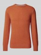 MARC O POLO Regular Fit Strickpullover aus italienischem gesprenkeltem...