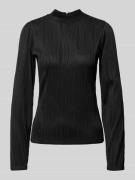 moves Regular Fit Longsleeve mit Strukturmuster Modell 'Fienne' in Bla...