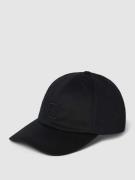 MARC O POLO Basecap mit Label-Stitching in Black, Größe 1