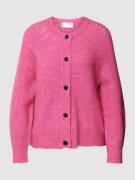 Selected Femme Strickjacke mit Alpaka-Anteil Modell 'LULU' in Pink Mel...