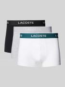 Lacoste Trunks aus Viskose mit Label-Bund im 3er-Pack in Weiss, Größe ...