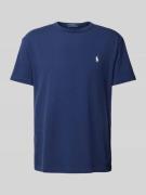 POLO RALPH LAUREN T-Shirt mit Label-Stitching in Marine, Größe L