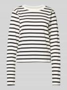 JAKE*S STUDIO WOMAN Longsleeve mit Rundhalsausschnitt in Dunkelblau, G...