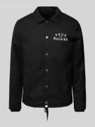 DEUS EX MACHINA Jacke mit Label-Stitching Modell 'Workshop Coach' in B...