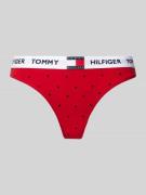 TOMMY HILFIGER String mit elastischem Logo-Bund Modell 'HERITAGE' in R...