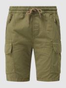 Alpha Industries Cargoshorts mit elastischem Bund in Oliv, Größe S