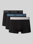 Calvin Klein Underwear Trunks aus Viskose mit Label-Bund im 3er-Pack i...