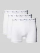 Calvin Klein Underwear Trunks mit Label-Bund im 3er-Pack in Weiss, Grö...