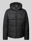 G-Star Raw Steppjacke mit Label-Applikation in Black, Größe L