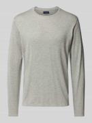 Christian Berg Men Longsleeve mit Rundhalsausschnitt in Hellgrau Melan...