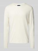 Christian Berg Men Longsleeve mit Rundhalsausschnitt in Offwhite Melan...