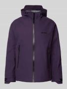 REVIEW Jacke mit Kapuze in Aubergine, Größe L