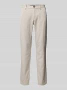 MARC O POLO Regular Fit Chino aus Baumwoll-Mix in feinem Two-Tone-Zick...