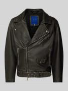 Jack & Jones Bikerjacke mit Reißverschlusstaschen Modell 'EATON' in Bl...